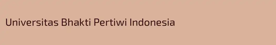 Universitas Bhakti Pertiwi Indonesia